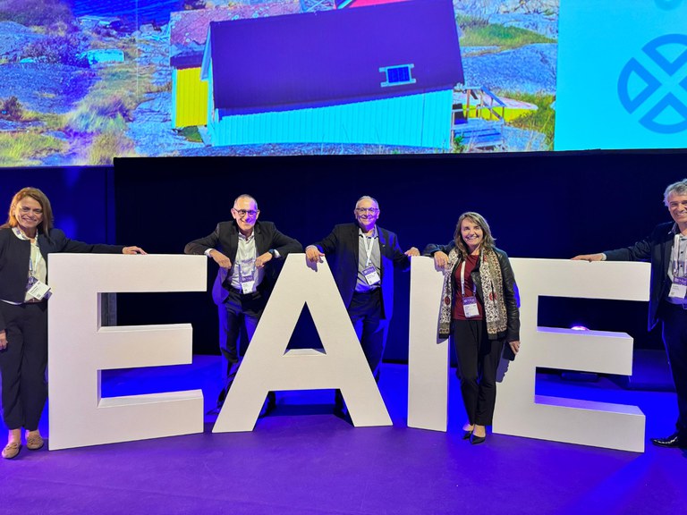 Imagem da 34ª Conferência da Associação Europeia de Educação Internacional 2024 (EAIE Conference and Exhibition). Foto: Divulgação/MEC